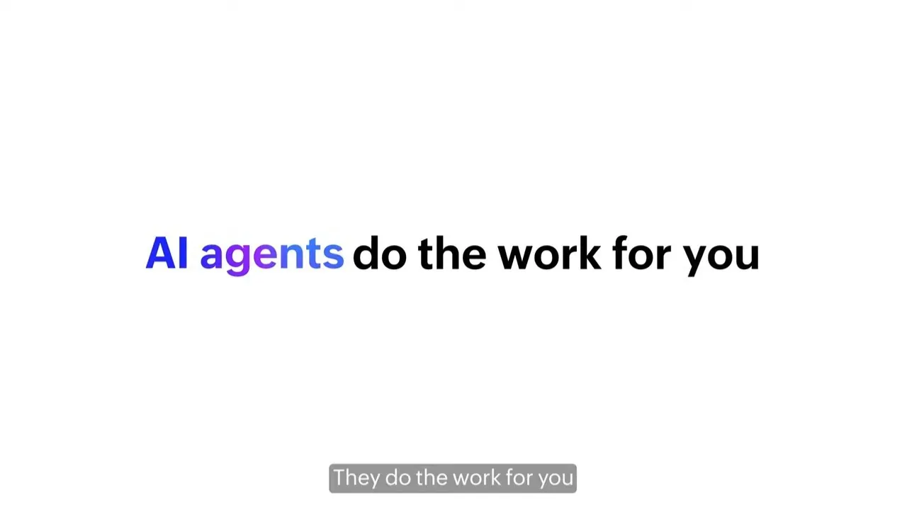 Zoho Creator AI agents UI animation video