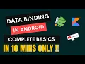 Data binding android What is data binding in android data binding android Kotlin VM series