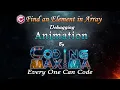 Cpp Find an Element in Array Cpp programming 1080P Coding Maxima coding animations