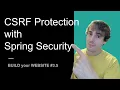 The CSRF Protection with Spring Security Spring Boot Backend 5