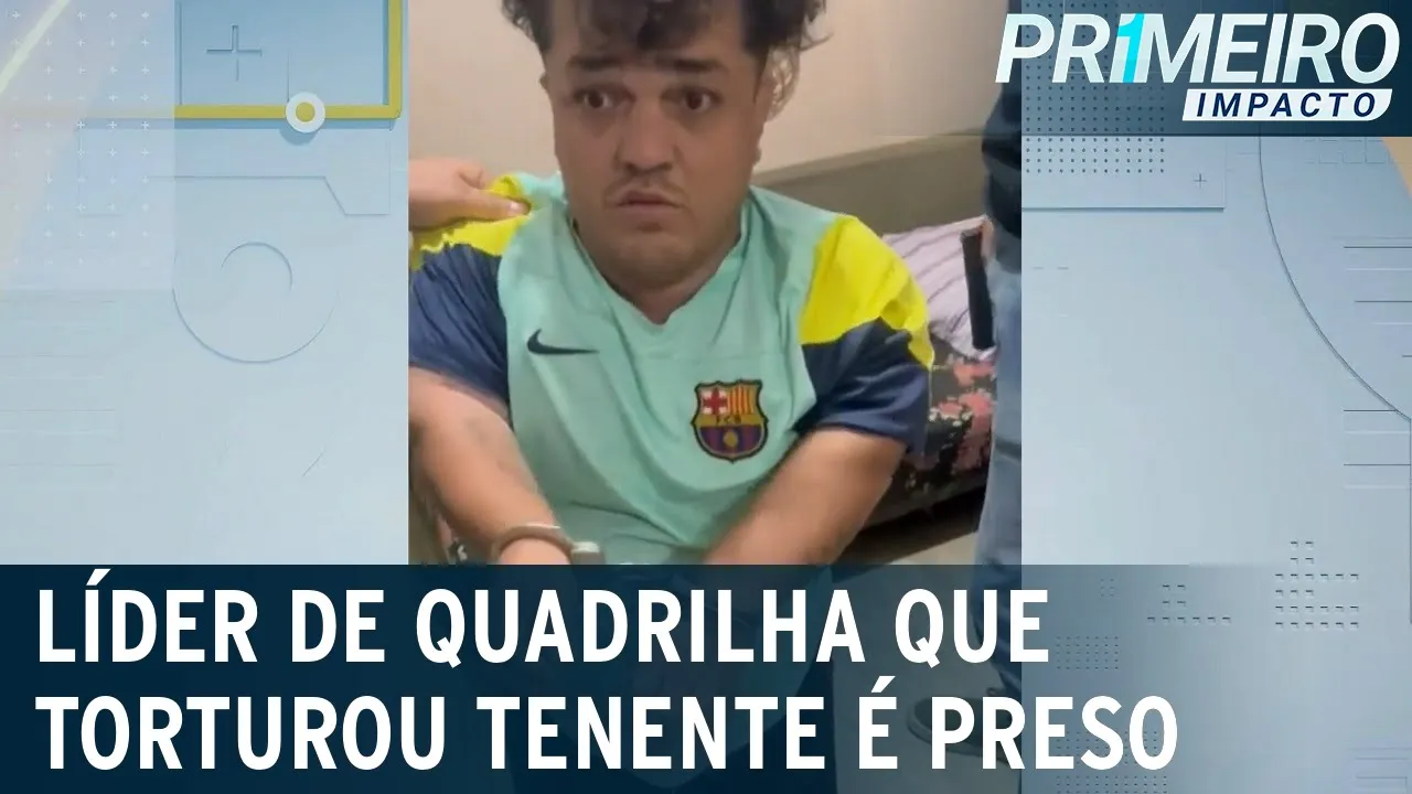 Líder de quadrilha suspeita de matar tenente da PM é preso | Primeiro Impacto (31/07/23)