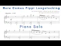Here Comes Pippi Longstocking Piano Solo Sheet Music Available