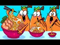 Lagu Crazy Noodle Challenge || Big, Medium and Small Plate || Funny Hacks by Pear Couple