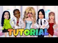 REALISTIC CELEBRITY FACES in Dress To Impress TUTORIAL