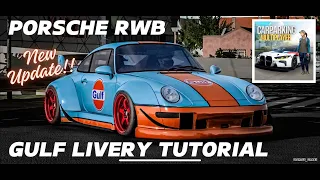 BUILDING A PORSCHE RWB GULF LIVERY - CAR PARKING MULTIPLAYER NEW UPDATE 2024