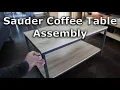 Sauder Coffee Table Assembly