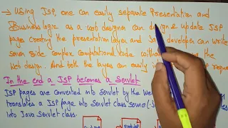 Java Server Pages JSP Introduction WT Web Technology Lec-45 Bhanu Priya