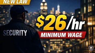 NYC Security Guard Minimum Wage Is Now New Law Explained