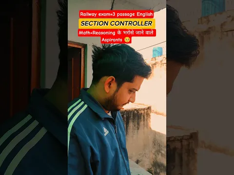 RRB Section controller😳  RAILWAY Aspirants #rrbsectioncontroller #sectioncontroller #railwayexam