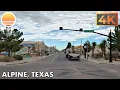 Alpine Texas Drive with me through a Texas town