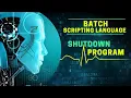 Shutdown Program Using Batch Script In Hindi Batch Scripting Language The Hacker Akhil