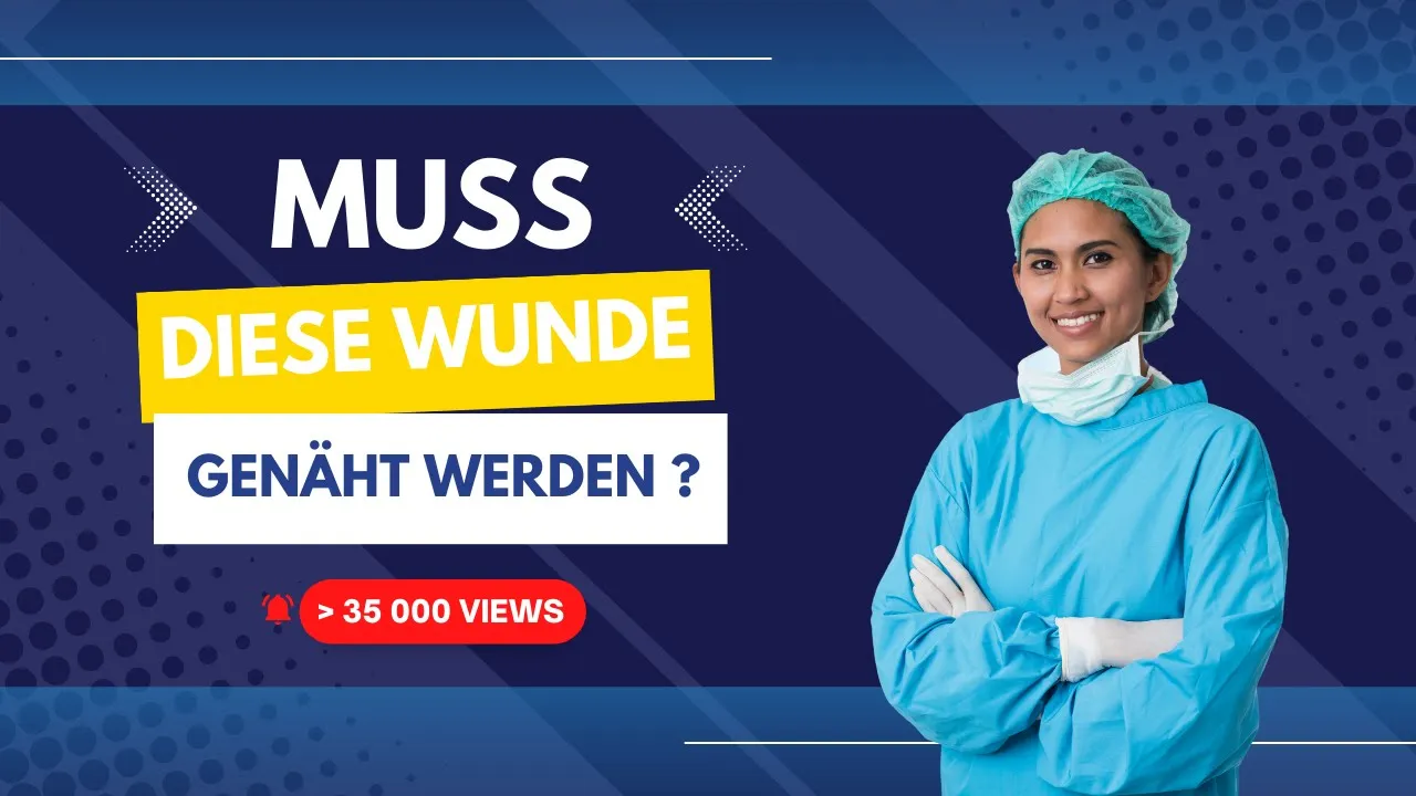 Nur für Ärzte.. Muss diese Wunde genäht werden ?