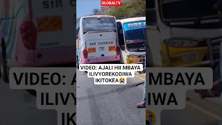 VIDEO AJALI HII MBAYA ILIVYOREKODIWA IKITOKEA Breaking Globaltv Ajali Mabasi Trending 