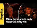 Lagu Miley Cyrus snubs Lady Gaga with shady reaction to Grammys win