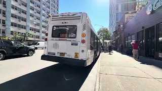 MTA NYCT on the M101 Limited to East Village at 3rd Av 14th St