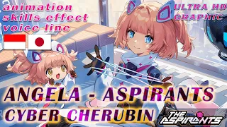 Download Angela - Cyber Cherubin - ASPIRANTS SKIN - voice lines \u0026 quotes (Japan \u0026 Indonesia) Mobile Legends MP3