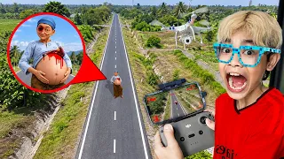 DRONE MEREKAM OPAH.EXE HAMIL PERUTNYA MEMBESAR SEDANG KESAKITAN DI JALANAN!