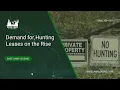 Demand for Hunting Leases on the Rise