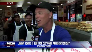 1 sub day at Jimmy John s