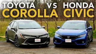 Download 2019 Toyota Corolla vs Honda Civic Hatchback Comparison MP3