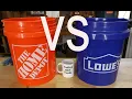 Difference between Home Depot and Lowes buckets Coffee and Tools episode 188
