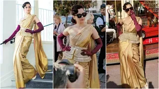 Download Cannes 2019:Kangana stunned in a Kanjeevaram sari for her red carpet look MP3