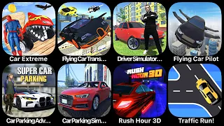 Car Extreme, Flying Car Transport, Driver Simulator, Flying Car Pilot, Car Parking Adventure