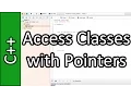 Access Classes using Pointers - C Programming Tutorial PC Mac 2015