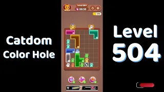 Catdom Color Hole Level 504 Screenshot