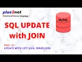 SQL UPDATE query to update columns in multiple tables using INNER LEFT JOIN with GROUP BY query