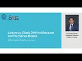 Lecture 25 Classic CNN architectures and using pre-trained models