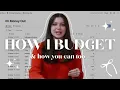 How I Budget As a Broke College Student finance tips for the girlies