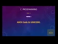 ASCII Code UNICODE C programming Part - 5 Easy Bangla Tutorial