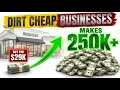 10 Dirt-Cheap Florida Businesses for sale Making 250K Listed for 29K