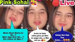 pink sohal live on instagram talking about fake accounts 