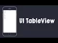 UI TableView iOS Xcode 8 Swift 3