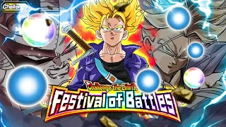 EZA AGL SSJ TRUNKS VS CHALLENGE THE LIMITS FESTIVAL OF BATTLES Dokkan Battle
