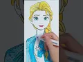 Elsa Coloring Pages Frozen Elsa painting 2