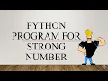 Strong number Basic Programming