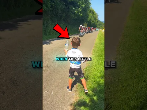 This Little Boy Waited for One Cyclist… The Ending Melted Everyone's Heart ❤️ /#ytshorts #shorts