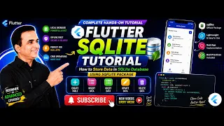 62 Flutter SQLite Tutorial How to Store Data in SQLite Database sqflite Package
