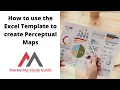 How to use the Excel template to create perceptual maps