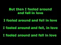 Fooled Around And Fell In Love -  Elvin Bishop - with lyrics