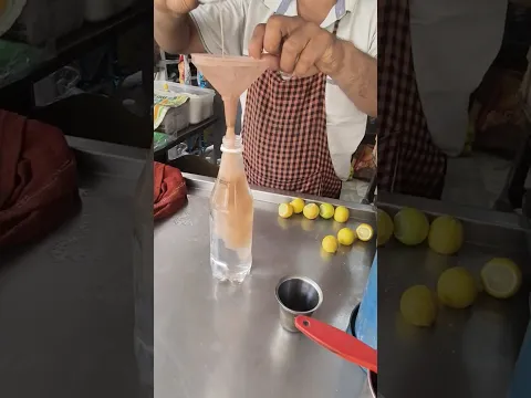 Summer Special Nimbu Soda #shorts #streetfood #summerdrink #viralshorts