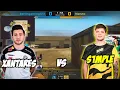 s1mple vs XANTARES - 1v1 on Aim Map CS GO