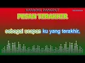 Pesan terakhir karaoke lagu yg ngetop di orkes palembang / kpz