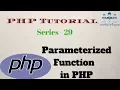 Php Tutorial For Beginners Series 29 Parameterise Function