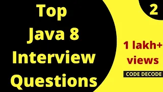 Java 8 New Features Interview Questions And Answers Live Demo Part 2 Code Decode