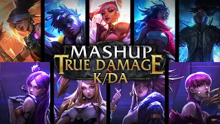 Download K/DA \u0026 True Damage - GIANTS x POP STARS Mashup/Remix MP3