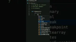 Program To Convert Decimal To Binary Using Python Python Tutorials Tech Blooded